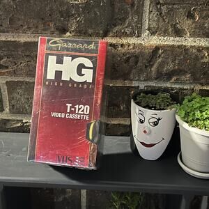 Vintage Garrand HG High Grade T-120 VHS Cassettes Factory Sealed 3-Pack Movie